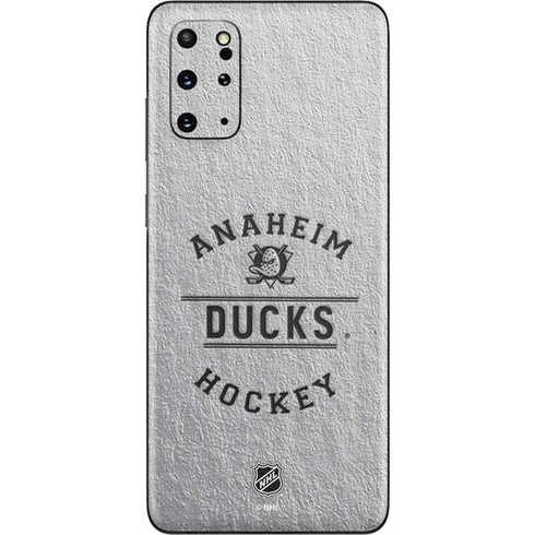 NHL Anaheim Ducks Black Text Galaxy S20 Plus Skin